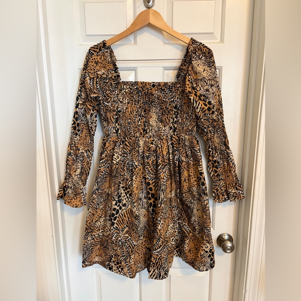 NWT Lilly Pulitzer Women's Beyonca Long Sleeve Dress large - Picture 7 of 8